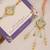 Pastel kundan pearl bhai bhabhi rakhi lumba set with roli chawal capsules