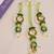 Emerald kundan pearl tassel designer lumba with roli chawal capsules