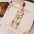Pink floral pearl tassel designer lumba with roli chawal capsules