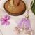 Lavender pearl tassel beaded designer lumba with roli chawal capsules