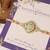 Pastel kundan pearl charm rakhi with roli chawal capsules