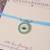 Blue evil eye protection rakhi with roli chawal capsules