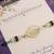 Blue peacock pearl charm rakhi with roli chawal capsules