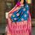 Festive firozi banarasi silk blend saree with colorful meenakari border