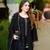 New elegant black embroidered straight kurti with matching pant and dupatta