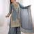 New stylish classic grey ethnic suit with sharara and heavy work dupatta