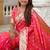 Gajari soft banarasi silk blend saree with meenakari zari weaving