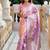 Pink soft banarasi silk blend saree with meenakari zari weaving
