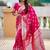 Ranipink soft banarasi silk blend saree with meenakari zari weaving