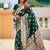 Green soft banarasi silk blend saree with meenakari zari weaving