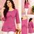 Lavender cotton short kurti for women with tassel detail
