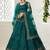 Teal Green Lehenga Choli With Heavy Look and Beautifull Embroidered Work For Women's