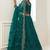 Teal Green Lehenga Choli With Heavy Look and Beautifull Embroidered Work For Women's