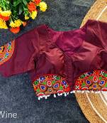 Ethnic mirror work blouse for garba & dandiya