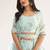 Sea Green Net Bridal Lehenga with Heavy Thread, Zari Embroidery, Zarkan, and Mirror Work For Women's