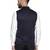 Men blue textured nehru jacket