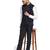 Men blue textured nehru jacket