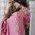 Pink silk heavy embroidered wedding saree