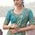 Light-green ndturquoise zari weaving heavy embroidered wedding saree
