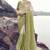 Off white nd light green zari weaving heavy embroidered wedding saree