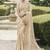 Cream silk heavy embroidered wedding saree