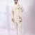 Off white embroidered chanderi silk kurta set