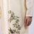Off white embroidered chanderi silk kurta set