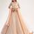 Peach Wedding Wear Embellished Heavy Butterfly Net Lehenga Choli