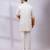 Ivory ombre embroidered silk kurta set