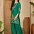 Floral embroidered thread work straight kurta & palazzos