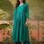 V-neck kurta & trousers kurta set