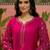 Embroidered v-neck kurta & palazzos