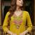 Yoke design v-neck kurta & palazzos