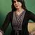 Alina cut embroidered a-line silk kurta with palazzo set