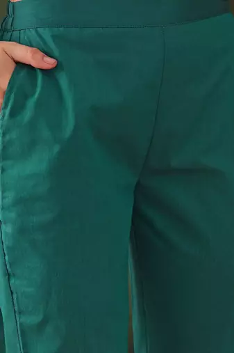 Embroidered kurta & trouser with dupatta