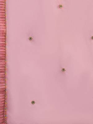 Women ethnic motifs embroidered regular sequinned kurta with palazzos & dupatta 4