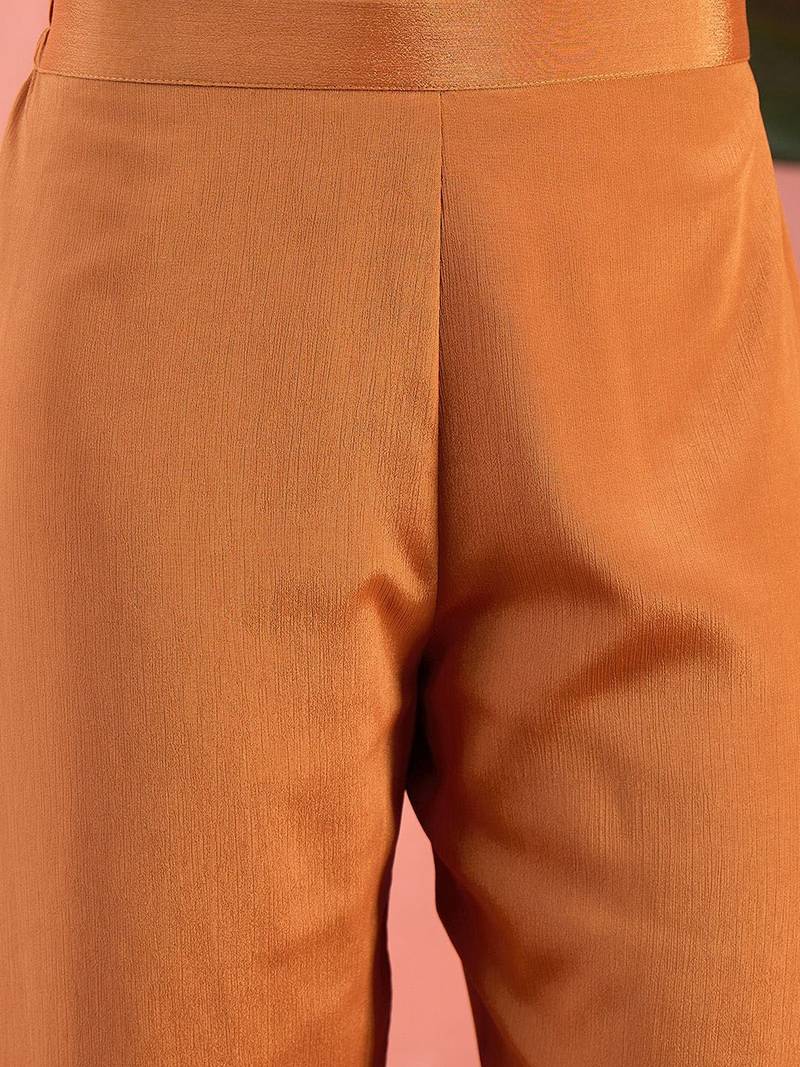 Zari sequence embroidered kurta trouser with dupatta