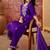 Embroidered v-neck kurta & trousers set