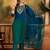 Ethnic motifs embroidered straight kurta with trouser & dupatta