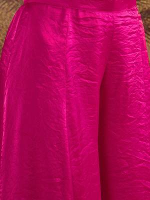 Embroidered sequence kurta & palazzos with dupatta set 4