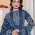 Cotton printed straight kurti-pant-dupatta set
