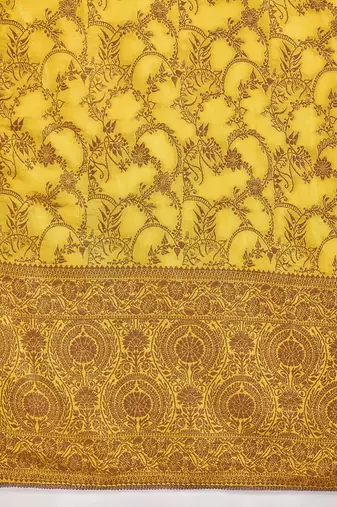 Zari sequence thread embroidered kurta with trousers & dupatta