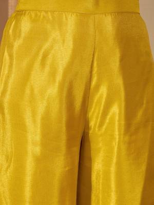 Zari sequence thread embroidered kurta with trousers & dupatta 5