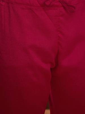 Zari & sequin embroidered a-line kurta & trousers with dupatta 4