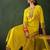 Women embroidered three quarter sleeves kurta & trousers with dupatta