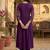 Women floral embroidered pleated sequinned kurta with palazzos