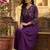 Women floral embroidered pleated sequinned kurta with palazzos