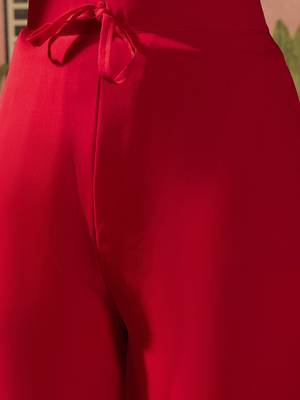 Embroidered a-line kurta with palazzo 3