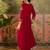 Embroidered a-line kurta with palazzo