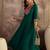 Women floral embroidered sequined thread cording maxi gown ethnic dress